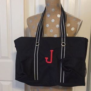 Thirty-One Black  organizing utility tote